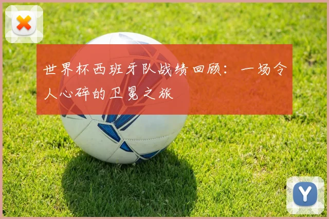 世界杯西班牙队战绩回顾：一场令人心碎的卫冕之旅